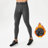 High-Elastic Winter Nylon Fleece-Lined Men's Compression Pants | OEM & ODM Available | Long Trousers for Fitness Training & Running Base Layer | Sourcing Agents Welcome | Style 21334