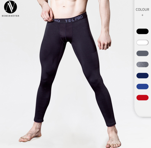 Men's PRO Compression Sports Pants - High-Elastic, Quick-Dry Fitness Training & Running Long Trousers | OEM/ODM, Wholesale Solutions for Activewear Manufacturers6030