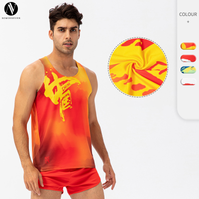 Y132202Summer Quick-Dry Marathon Sports Vest for Men - Breathable Fitness Tank Top | OEM & ODM Solutions | Parent-Child Matching Running Apparel | Wholesale Activewear Sourcing Services