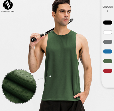 Men's Breathable Loose Sports Vest - Quick-Dry Tank Top for Running & Basketball Training | OEM, ODM Services | Wholesale Sourcing for Activewear & Sportswear01107