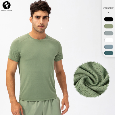 Spring/Summer Men's Loose Running Quick-Dry T-Shirt - Short Sleeve, Round Neck, Moisture-Wicking Fabric | Custom OEM & ODM Manufacturing for Wholesale21220