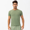 Spring/Summer Men's Loose Running Quick-Dry T-Shirt - Short Sleeve, Round Neck, Moisture-Wicking Fabric | Custom OEM & ODM Manufacturing for Wholesale21220