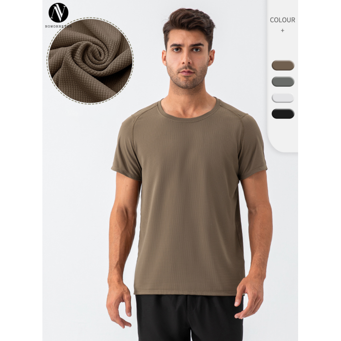 OEM & ODM Summer Men's Round Neck Loose Sports T-Shirt - Moisture-Wicking, Quick-Dry, Breathable Fitness Short Sleeve Outdoor Running Top for Wholesalers and Sourcing Agents31226