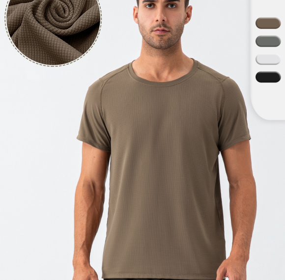 OEM & ODM Summer Men's Round Neck Loose Sports T-Shirt - Moisture-Wicking, Quick-Dry, Breathable Fitness Short Sleeve Outdoor Running Top for Wholesalers and Sourcing Agents31226
