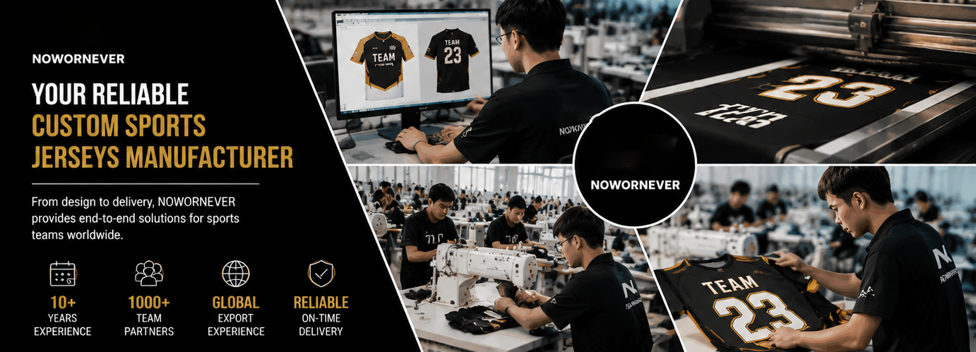 Custom Made Sports Jerseys for Teams How NOWORNEVER Enhances Club and School Apparel
