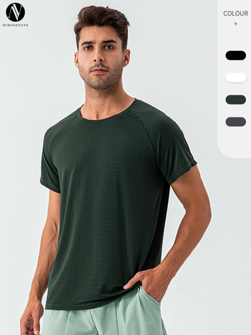 Wholesale Men's Summer Cooling Quick-Dry Fitness T-Shirt | OEM & ODM Options | Breathable Round Neck Casual Sports Top for Sourcing Agents and Distributors31224