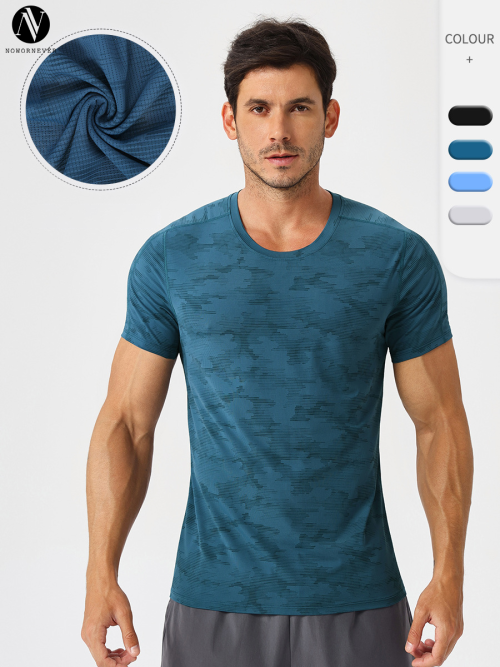 Wholesale Men's Breathable Cooling T-Shirt - Loose Fit Short Sleeve for Outdoor Running & Fitness Training | OEM, ODM & Sourcing Agent Services Available51231