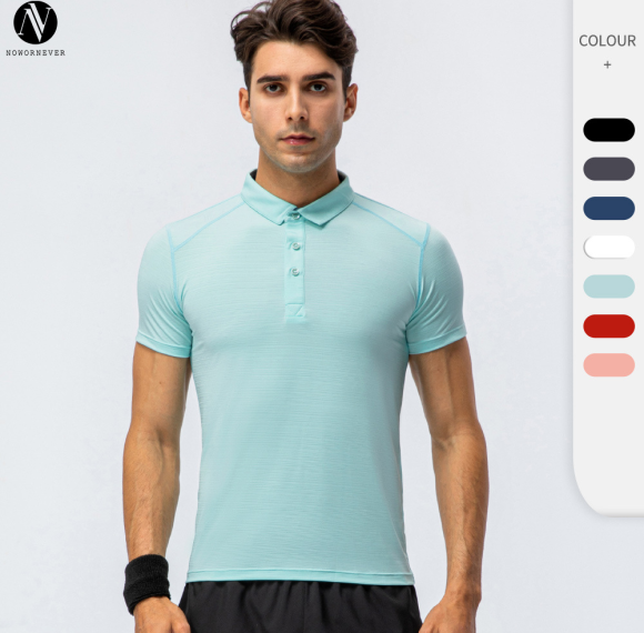 Wholesale Unisex Quick-Dry Polo Shirt - Nylon Cooling Fitness Tee for Activewear | OEM & ODM Services Available | D15003