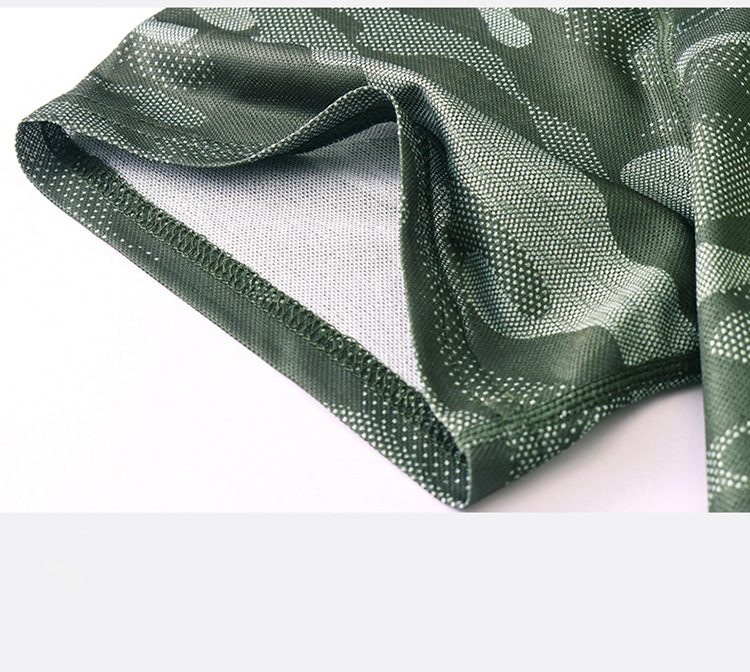 ODM camouflage short sleeve top