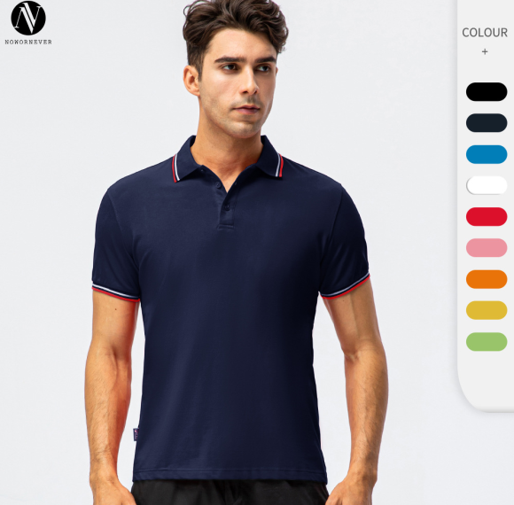 Unisex Polo Pure Cotton T-Shirt with Custom Logo | OEM/ODM Sports Running Uniform & Promotional Wear | Short Sleeve Event Shirt Wholesale for Sourcing AgentsD15004