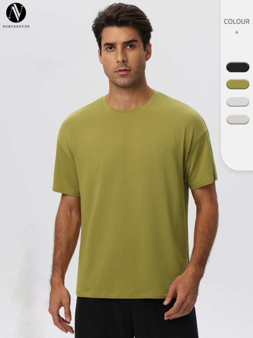 61202Men's Loose Fit Moisture-Wicking Sports T-Shirt | Ideal for Fitness, Running & Outdoor Activities | Breathable Short Sleeve | OEM/ODM & Wholesale Solutions for Sportswear & Fashion Clothing