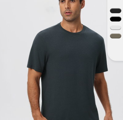 Custom OEM Men's Antibacterial Quick-Dry Sports T-Shirt - Breathable Short Sleeve for Running, Fitness & Outdoor Activities - Ideal for Wholesale & Sourcing Agents61201