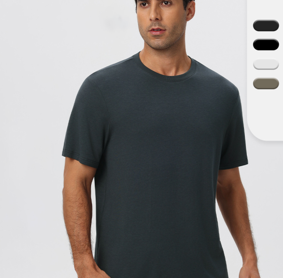 Custom OEM Men's Antibacterial Quick-Dry Sports T-Shirt - Breathable Short Sleeve for Running, Fitness & Outdoor Activities - Ideal for Wholesale & Sourcing Agents61201