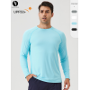 Men's Ice Silk Sun Protection Sports Long Sleeve T-Shirt - OEM & ODM Available for Wholesale & Sourcing Agents - Breathable Cooling Outdoor Running Fitness Top 41520