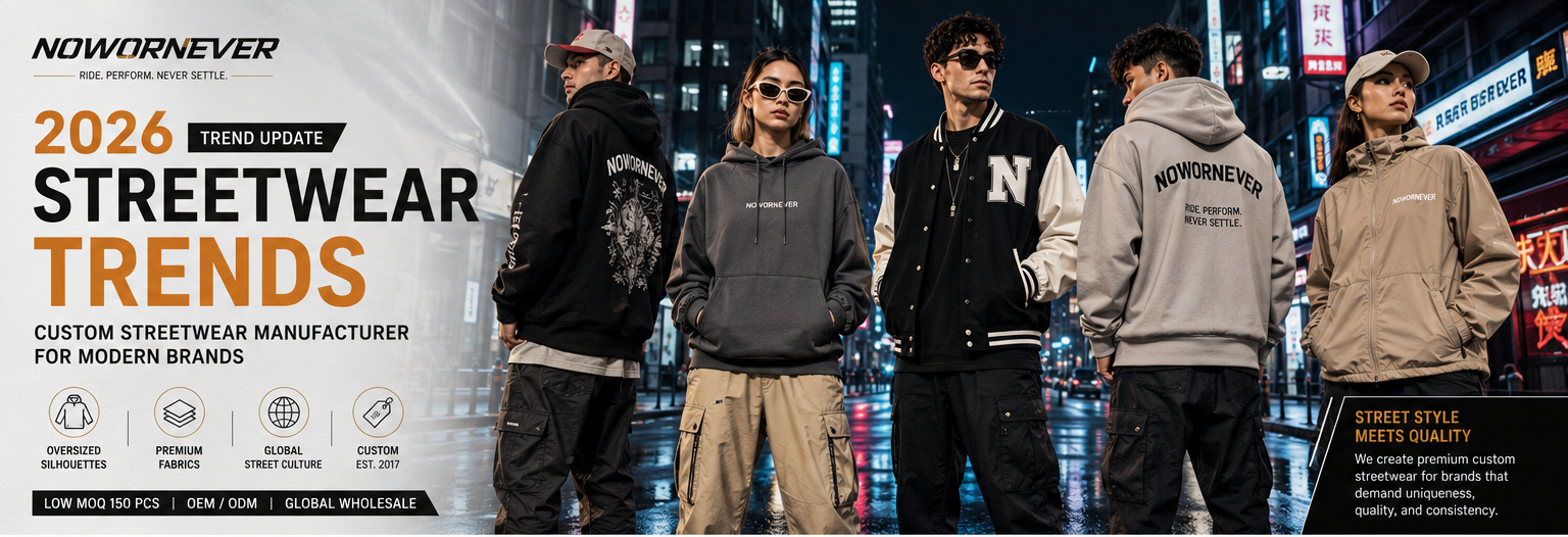 Top 10 Custom Streetwear Manufacturer Trends in 2026: Best Custom Streetwear Jacket Ideas for Modern Brands