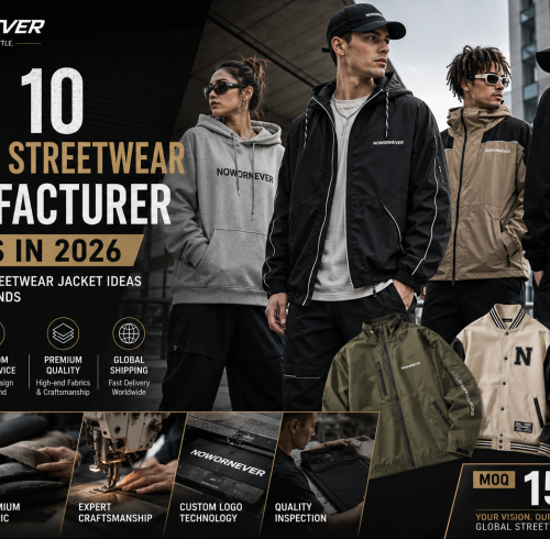 Top 10 Custom Streetwear Manufacturer Trends in 2026: Best Custom Streetwear Jacket Ideas for Modern Brands