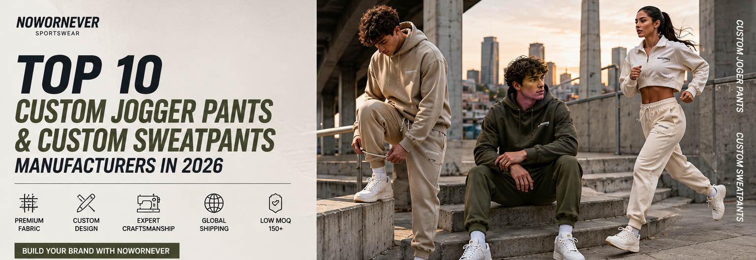 Top 10 Custom Jogger Pants & Custom Sweatpants Manufacturers in 2026