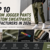 Top 10 Custom Jogger Pants & Custom Sweatpants Manufacturers in 2026