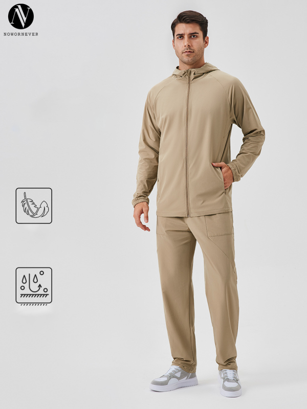 41552+41346Men's Autumn/Winter Sportswear Set OEM ODM Wholesale Manufacturer | Two-Piece Performance Activewear Bulk Supply for Brands, Importers, Distributors