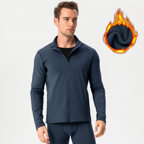21609Winter Training Jacket OEM/ODM Manufacturer | Fleece Lined Slim Fit Activewear Bulk Supply for Brands & Importers Globally
