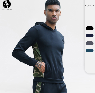 91602Running Fitness Hoodies & Men's Activewear Wholesale Manufacturer | Custom Long Sleeve Camouflage Loose Casual Jackets OEM/ODM | Factory Direct Gym Wear Supply for Global Brands, Wholesalers & Sourcing Agents