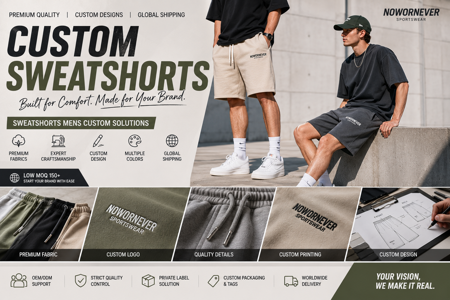 Why Custom Sweatshorts Are the Next Big Trend in Modern Activewear
