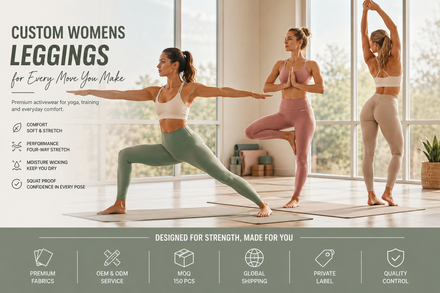 Top 10 Custom Yoga Pants Manufacturers for Custom Womens Leggings in 2026