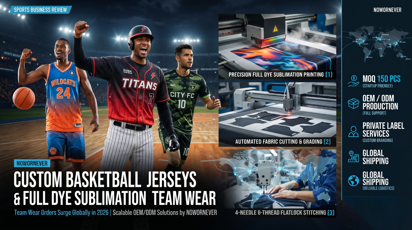 Custom Basketball Jerseys Sublimation Trends: Why Full Dye Sublimation Team Wear Orders Are Surging in 2026