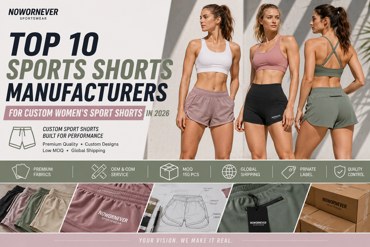 Top 10 Sports Shorts Manufacturers for Custom Women's Sport Shorts in 2026