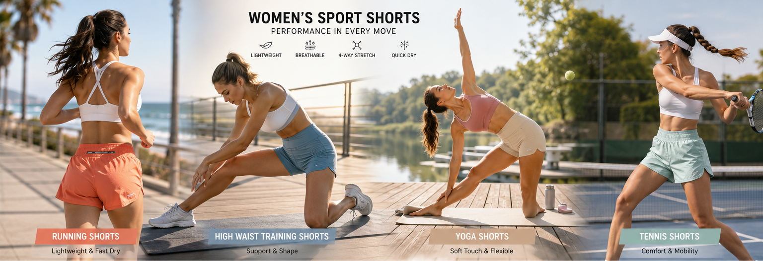 Top 10 Sports Shorts Manufacturers for Custom Women's Sport Shorts in 2026