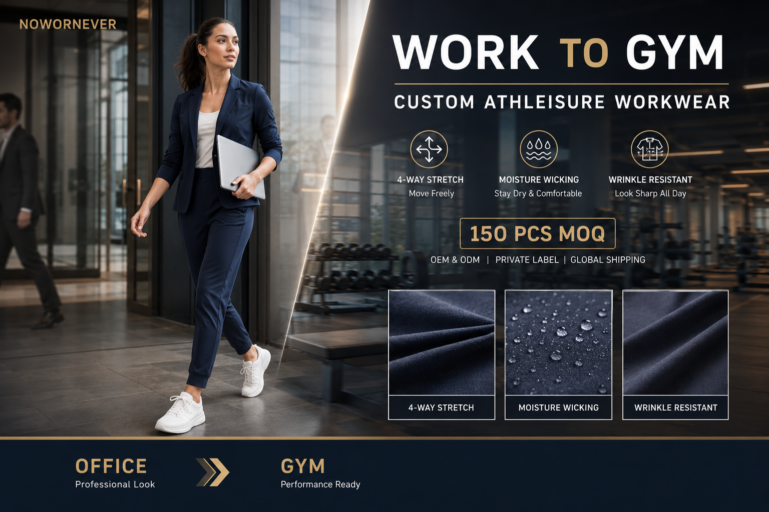 Workleisure Apparel Manufacturer Trends 2026 Why Custom Athleisure Workwear and Wholesale Work to Gym Clothing Are Reshaping Modern Uniform Programs