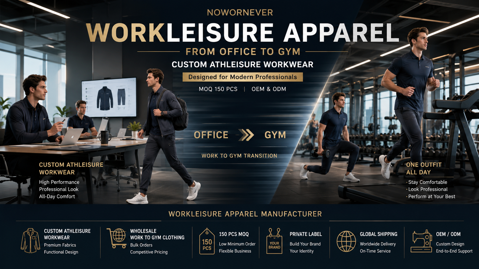 Workleisure Apparel Manufacturer Trends 2026: Why Custom Athleisure Workwear and Wholesale Work to Gym Clothing Are Reshaping Modern Uniform Programs