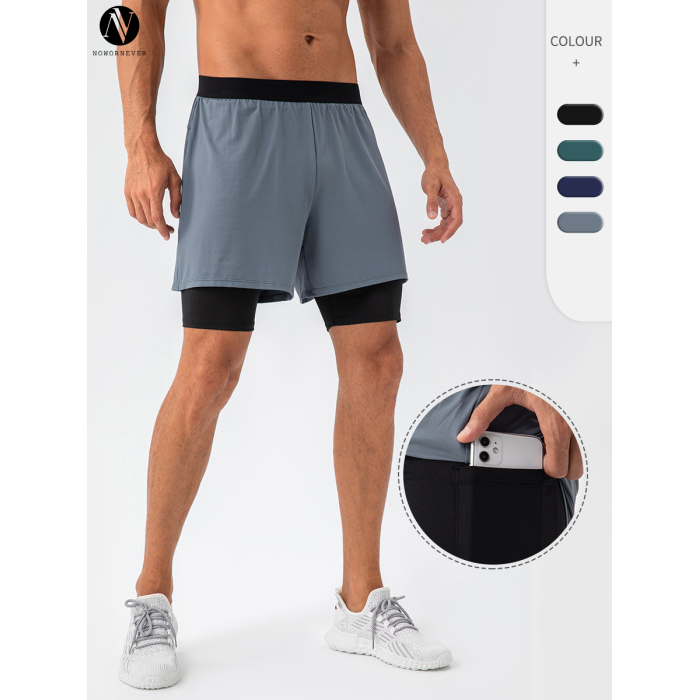 Men's Quick-Dry Sports Pants OEM ODM Wholesale Manufacturer | Loose Double Layer Breathable Running Fitness Casual Apparel Supplier for Brands, Importers.31419