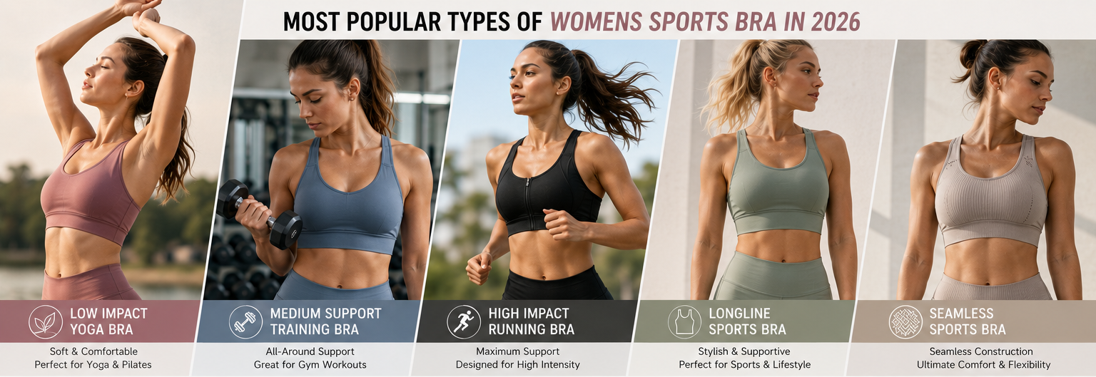 Top 10 Custom Wholesale Sports Bra Manufacturers for Womens Sports Bra Brands in 2026