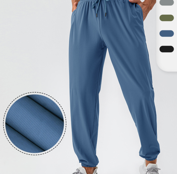 Men's Nylon Cooling Loose Sports Pants OEM/ODM Manufacturer | Quick-Dry Elastic Activewear & Outdoor Casual Wear Wholesale Supplier31339