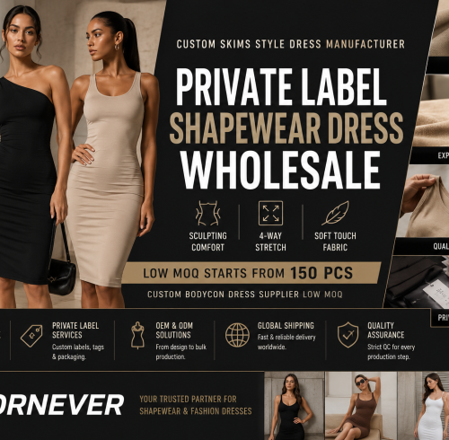 Custom Skims Style Dress Manufacturer | Private Label Shapewear Dress Wholesale Low MOQ