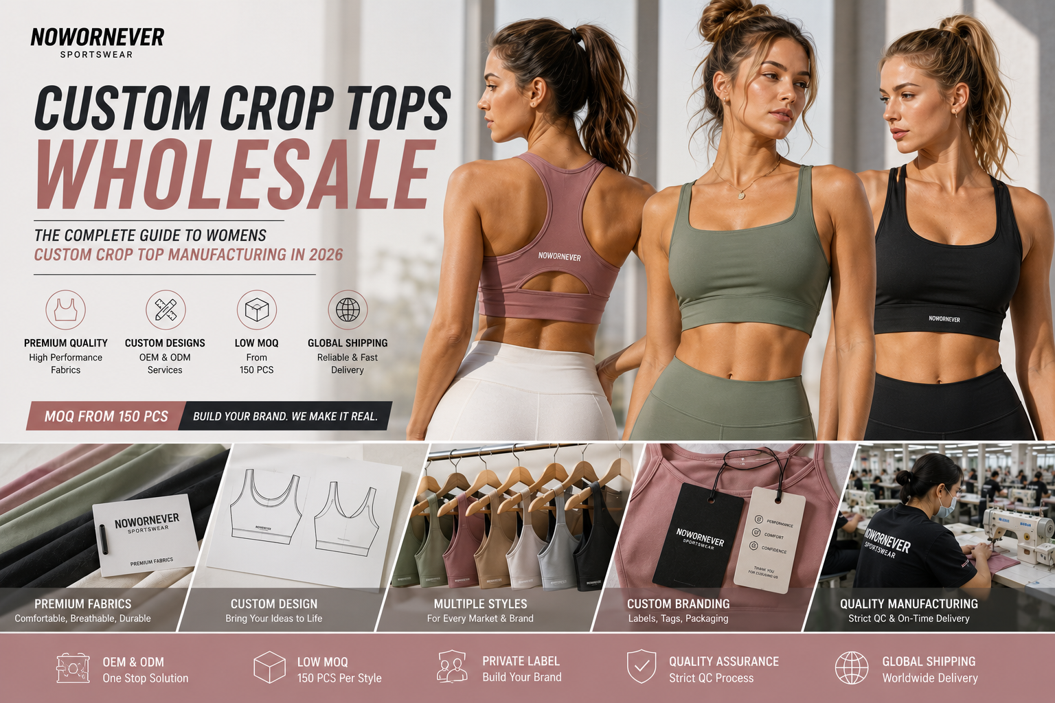 Custom Crop Tops Wholesale: The Complete Guide to Womens Custom Crop Top Manufacturing in 2026