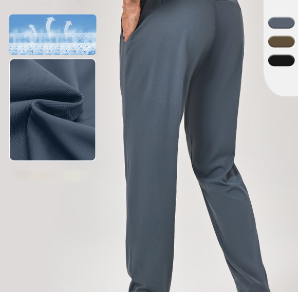 Men's Loose Straight Leg Sports Pants OEM ODM Wholesale Supplier, High-Elastic Breathable Quick-Dry for Running & Casual Activewear, Custom Apparel Manufacturing for Brands.51236