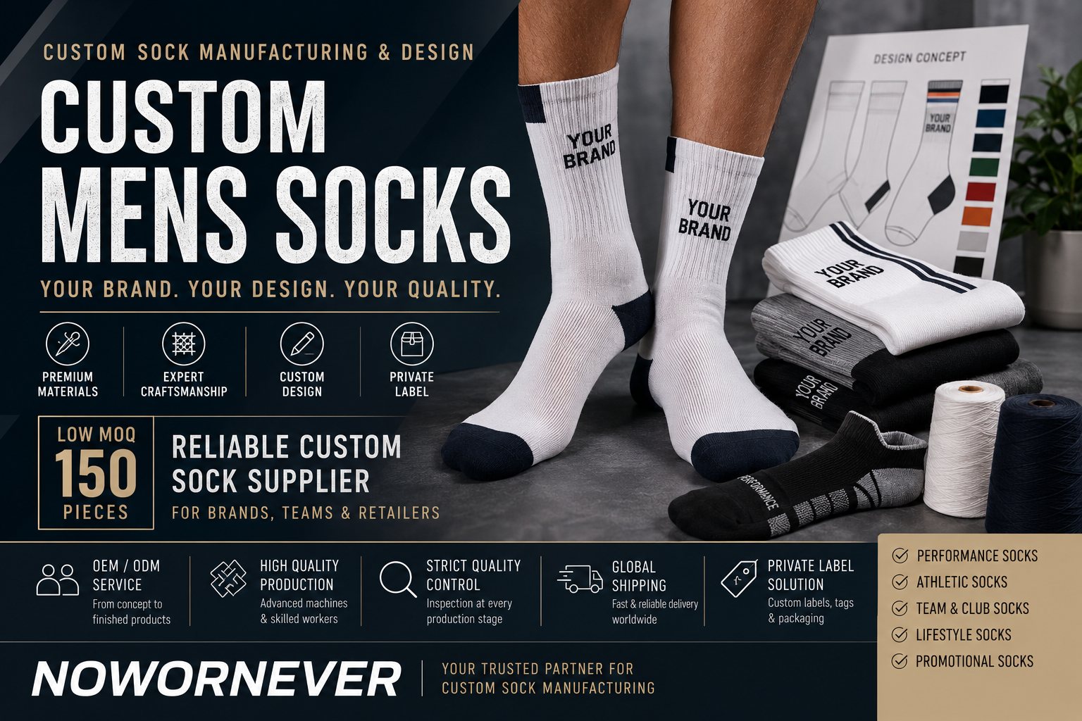 Custom Mens Socks Trends 2026: Why Brands Need a Reliable Custom Sock Supplier for Scalable Growth