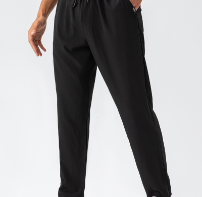 Men's Sports Pants Straight Leg Loose Running Fitness Long Pants Nylon Quick-Dry Breathable Training Pants D15014
