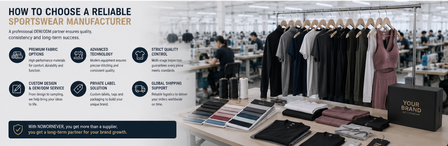 Wholesale Sportswear Quality Battle: How to Choose the Right OEM Sportswear Manufacturer, Private Label Activewear Manufacturer, and Custom Activewear Manufacturer in 2026