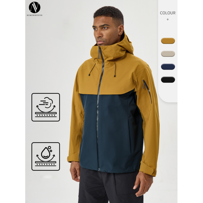 Hardshell Jackets OEM/ODM Custom Manufacturing Supplier for Breathable, Windproof, Stormproof Outdoor, Ski, Hiking Wear with Taped SeamsD16006