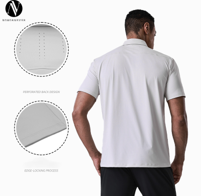 Men's Sports Casual Polo Shirt OEM ODM Wholesale Manufacturer | Breathable Quick-Dry Short Sleeve Activewear Bulk Supply for BrandsAL68179