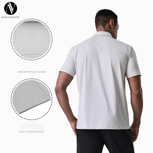 Men's Sports Casual Polo Shirt OEM ODM Wholesale Manufacturer | Breathable Quick-Dry Short Sleeve Activewear Bulk Supply for BrandsAL68179