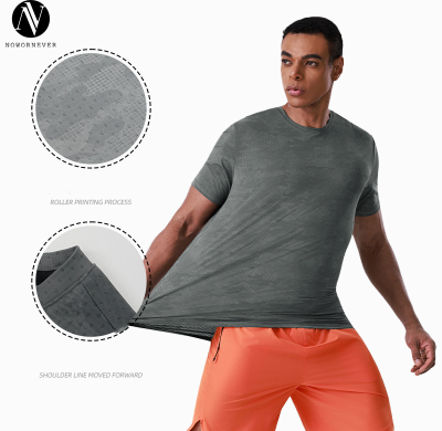 Custom Men's Moisture-Wicking Sports Tee Wholesaler & Contract Manufacturer | High-Elastic Short Sleeve Activewear for Brands & Retailers Global SourcingAL68197