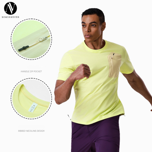 Men's Outdoor Quick-Dry Anti-UV Short Sleeve T-Shirt OEM ODM Wholesale Supplier, Custom Performance Apparel Production for Bulk Orders.AL68193
