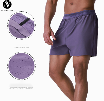 Men's Outdoor Running Training Shorts OEM ODM Wholesale Supplier | Custom Sun Protection Quick-Dry Breathable 2-in-1 Athletic Shorts Manufacturer for BrandsB141