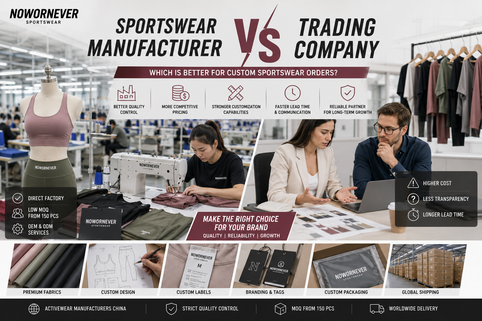 Sportswear Manufacturer vs Trading Company: Which Is Better for Custom Sportswear Orders?