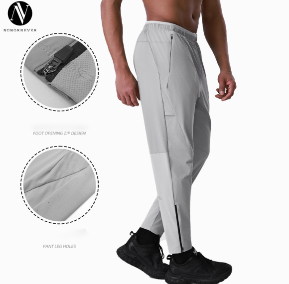 Custom Men's Sports Trousers Private Label & Contract Manufacturing - Quick-Dry Waterproof High-Elastic Casual Pants Global Manufacturer for Outdoor WearB119