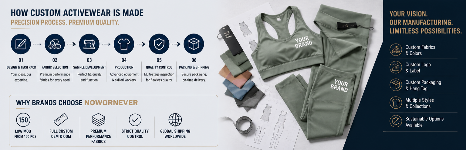 Custom Activewear Market Growth 2026 Why Brands Are Choosing Professional Activewear Suppliers and Custom Athletic Apparel Manufacturers